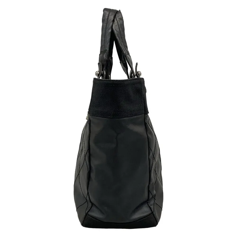 Chanel Paris Biarritz Tote MM Tote Bag Coated Canvas Nylon Leather
